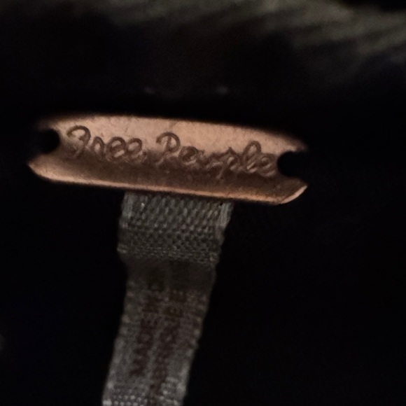 Free People Black Ruffled Blazer - Picture 6 of 8